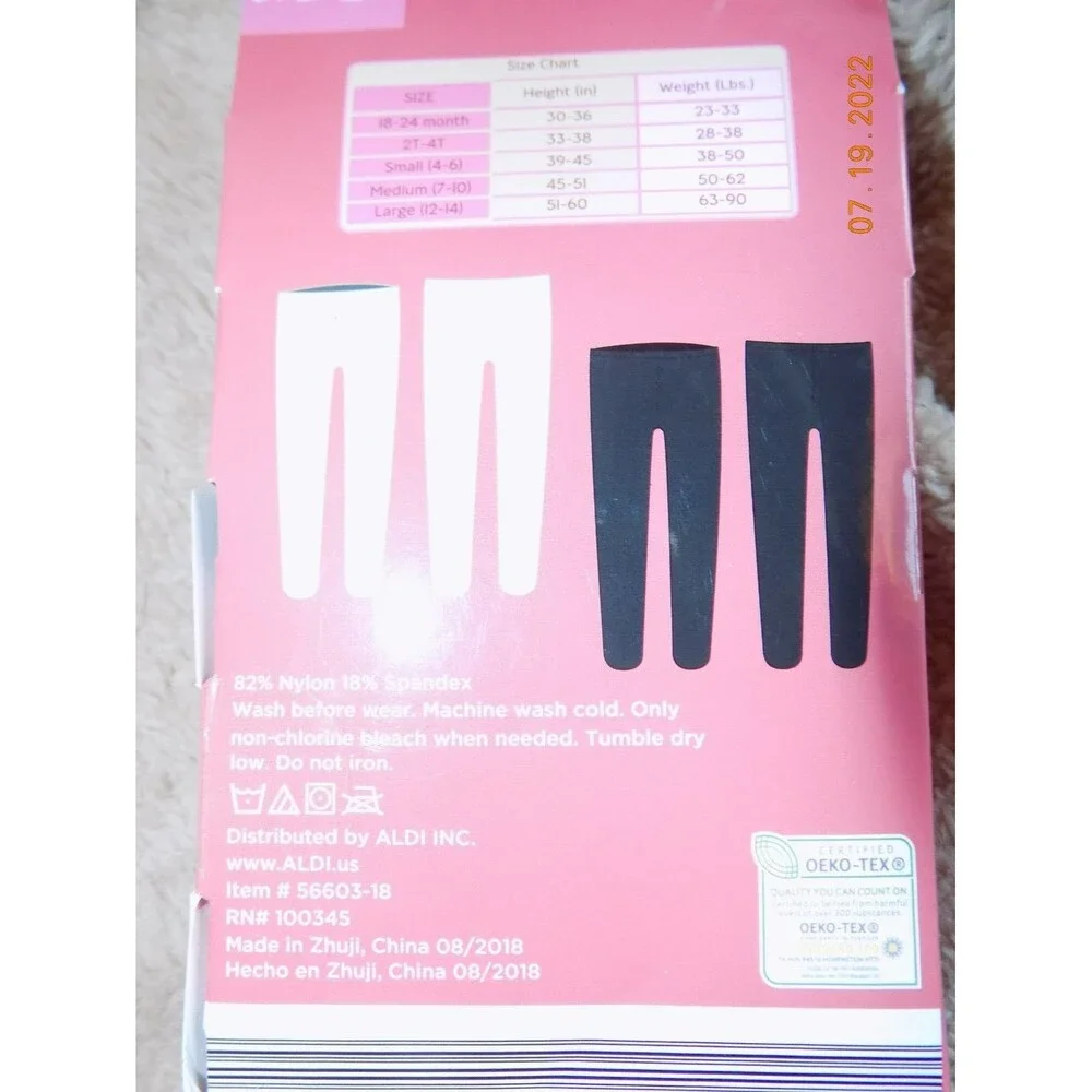 New Lily & Dan baby girl's tights 18-24 months